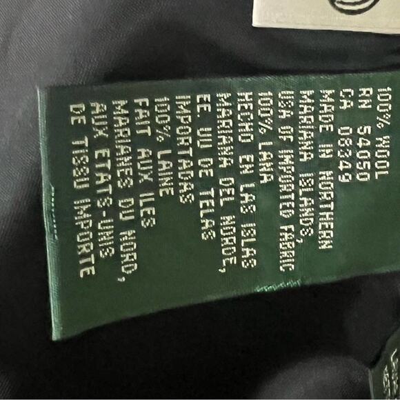 LAUREN RALPH LAUREN HOUNDSTOOTH ZIPPER FRONT JACKET BLAZER‎ SIZE 16 - Picture 8 of 11